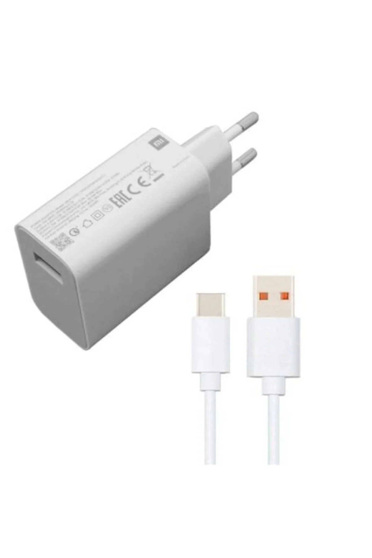 Xiaomi Mi 11 Lite 33W Turbo Şarj Adaptörü ve Type-C Kablo MDY11EZ