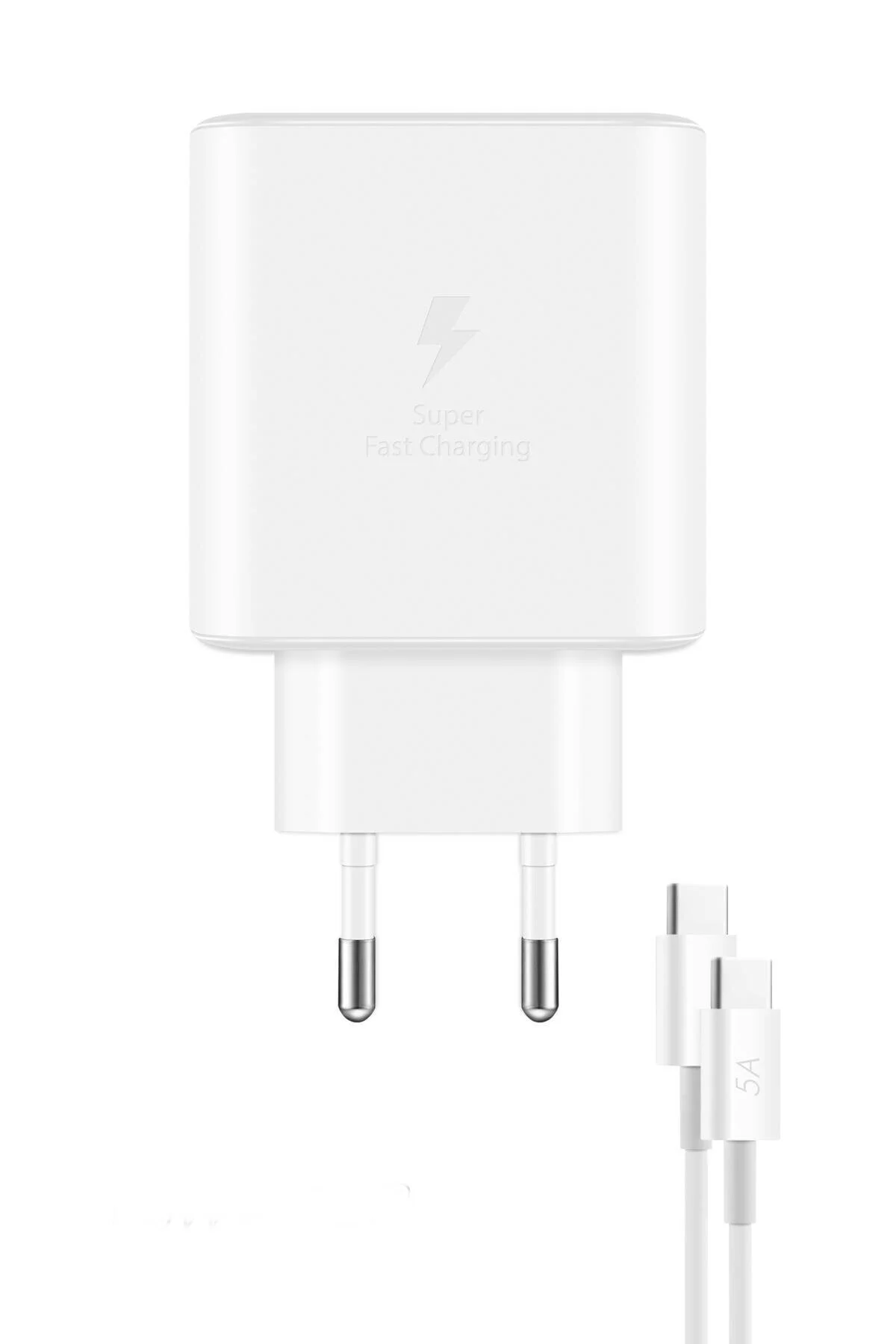 Xiaomi Mi 11 Lite İle Uyumlu PD 45W Süper Hızlı Şarj Adaptörü + 1 Metre Type-C Kablo