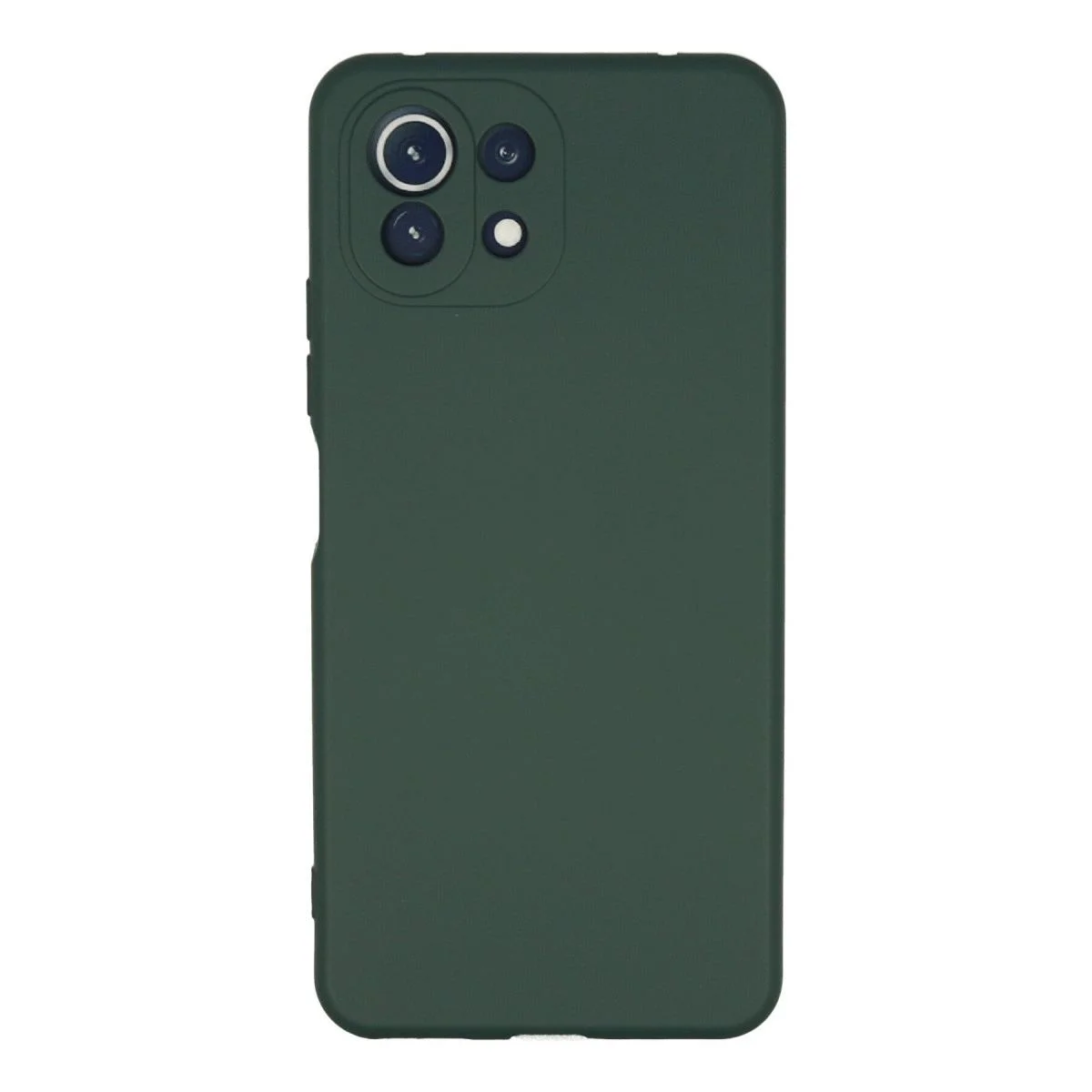 Xiaomi Mi 11 Lite ile Uyumlu Nano İçi Kadife Silikon Kılıf - Koyu Yeşil Fiyatı, Yorumları ve Özellikleri