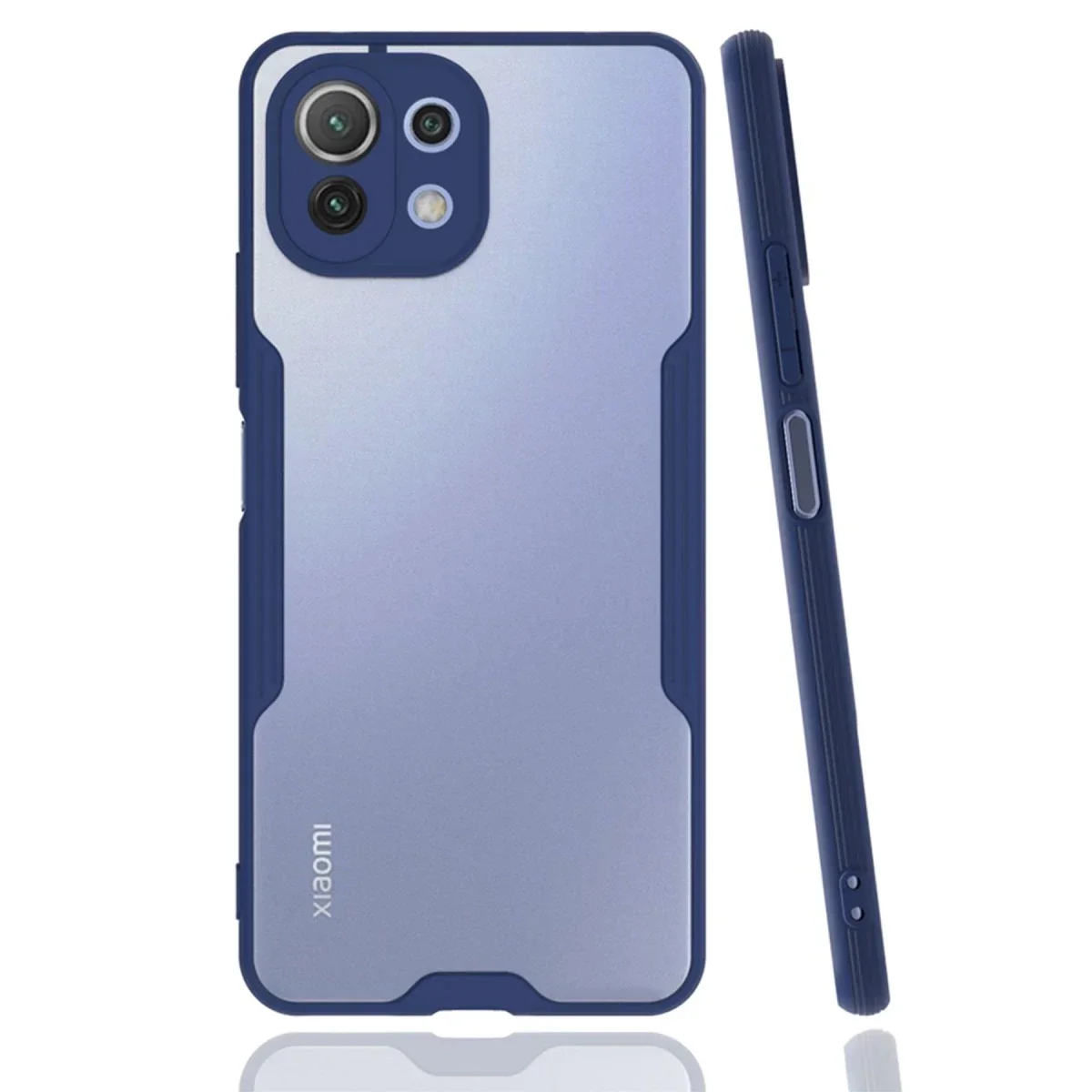 Xiaomi Mİ 11 Lite Kılıf Platin Silikon - Lacivert Xiaomi Mİ 11 Lite Kılıf Platin Silikon - Lacivert