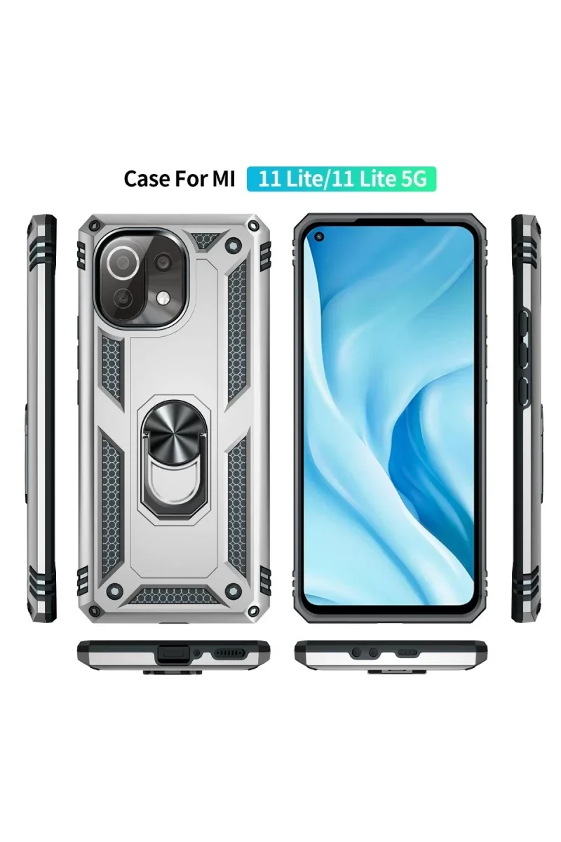 Xiaomi Mİ 11 Lite Kılıf Sofya Yüzüklü Silikon Kapak - Gümüş Fiyatı, Yorumları ve Özellikleri