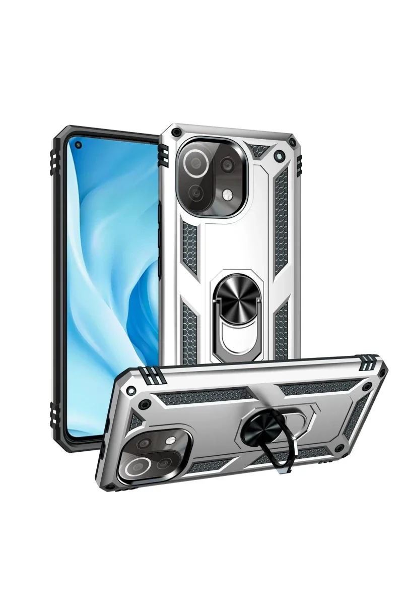 Xiaomi Mİ 11 Lite Kılıf Sofya Yüzüklü Silikon Kapak - Gümüş Fiyatı, Yorumları ve Özellikleri