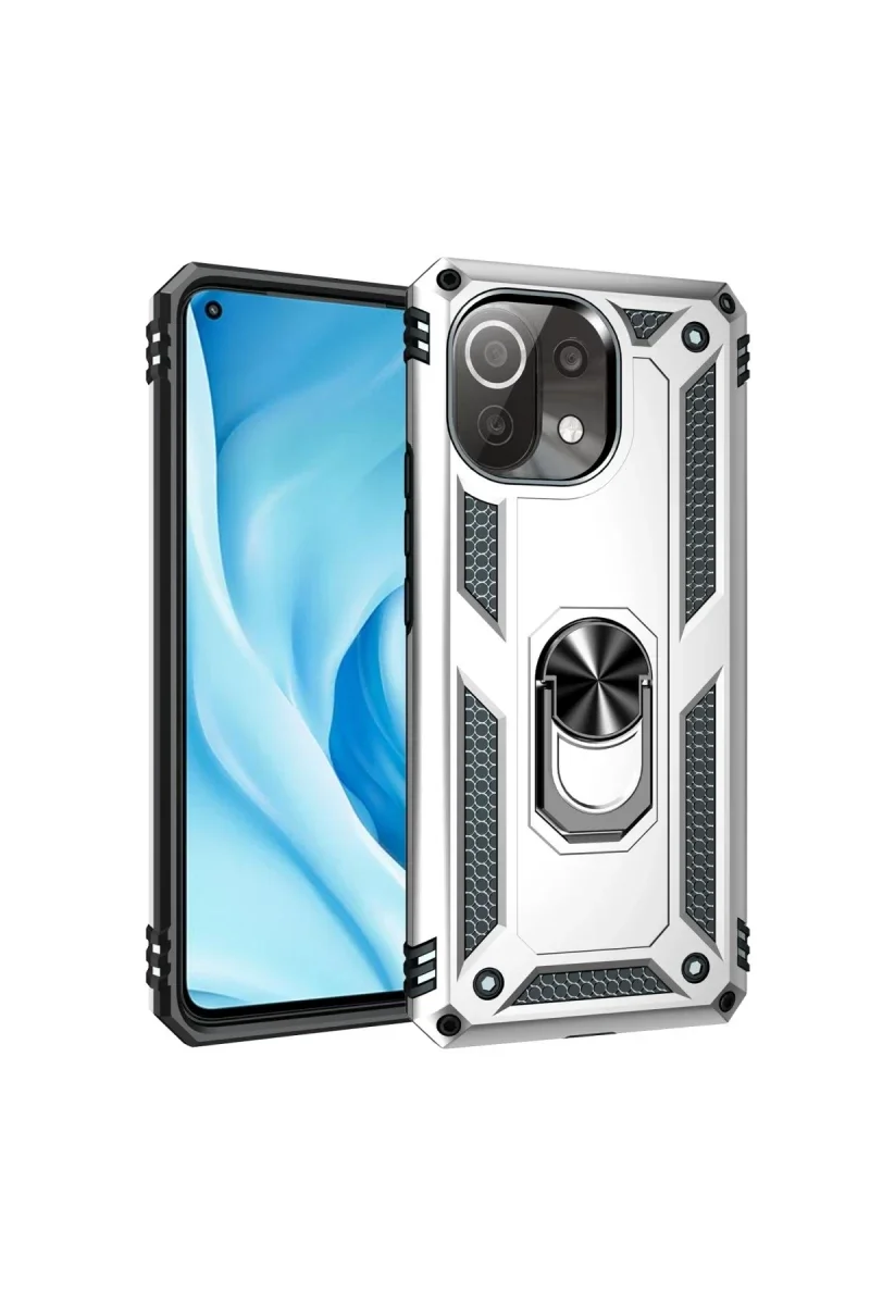 Xiaomi Mİ 11 Lite Kılıf Sofya Yüzüklü Silikon Kapak - Gümüş Fiyatı, Yorumları ve Özellikleri