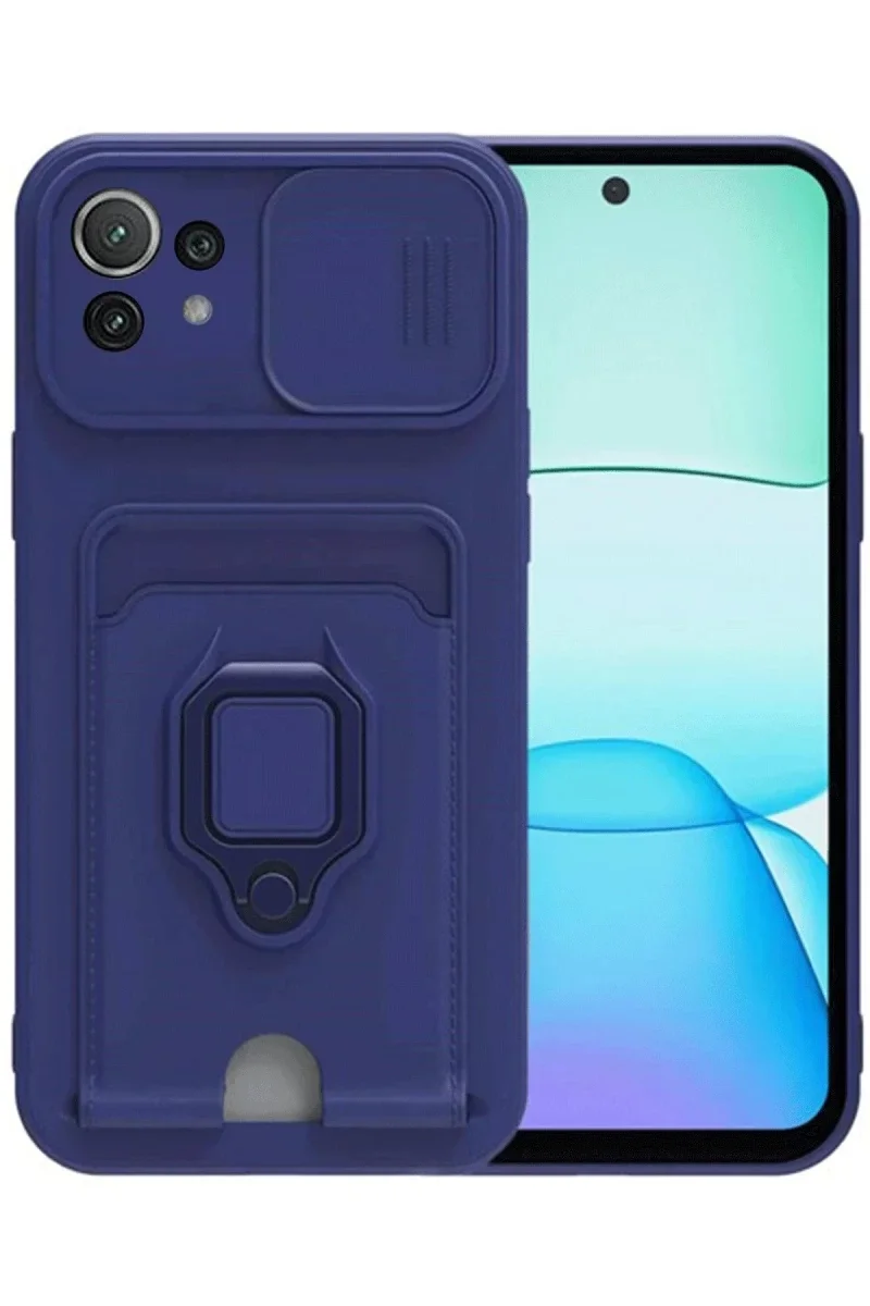 Xiaomi Mİ 11 Lite Kılıf Zuma Kartvizitli Yüzüklü Silikon - Lacivert Fiyatı, Yorumları ve Özellikleri