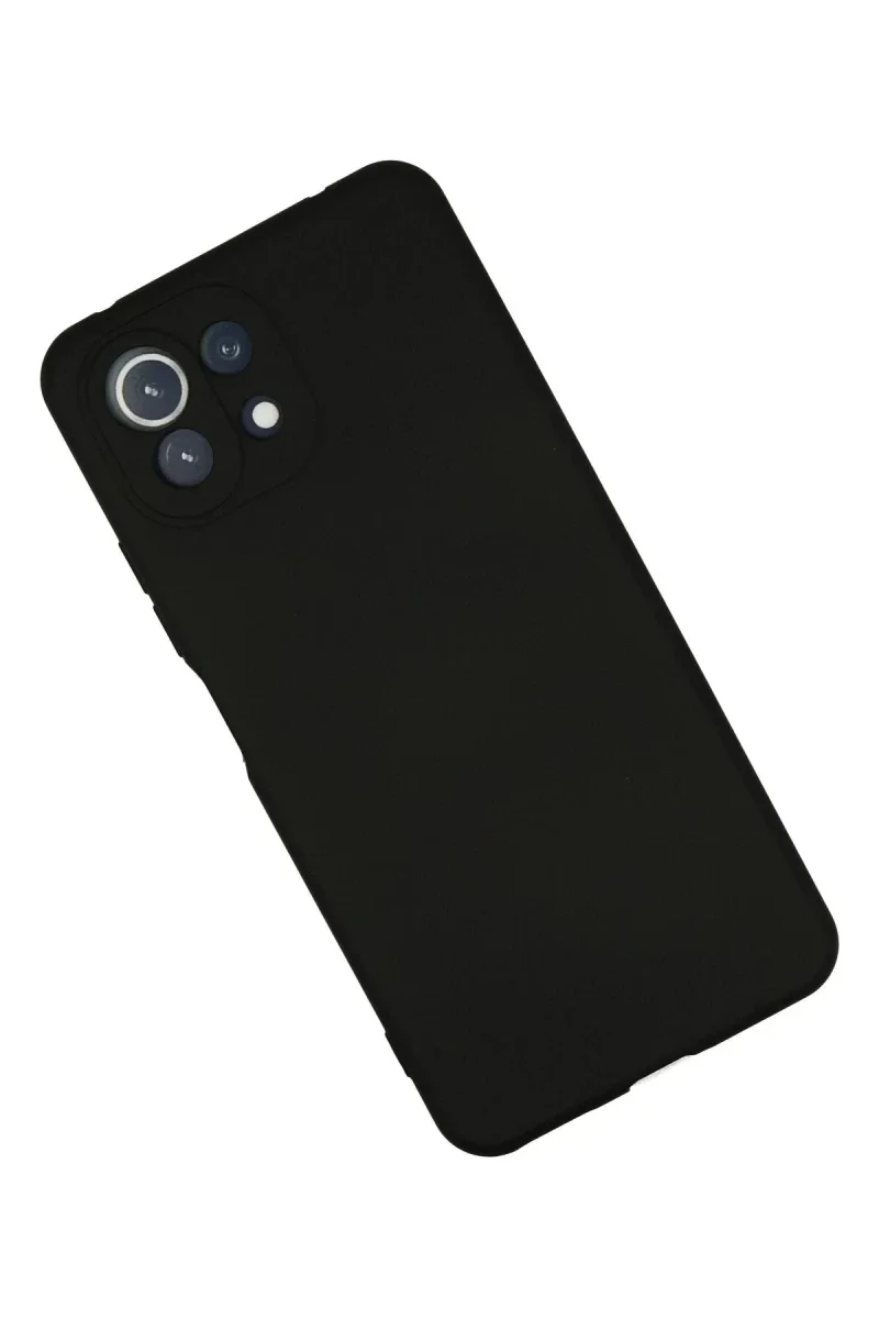 Xiaomi Mİ 11 Lite Kılıf Nano içi Kadife Silikon - Siyah