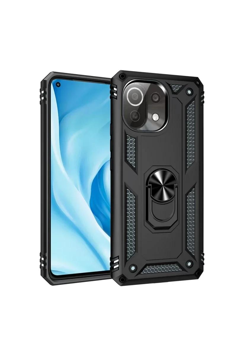 Xiaomi Mİ 11 Lite Kılıf Sofya Yüzüklü Silikon Kapak - Siyah Fiyatı, Yorumları ve Özellikleri