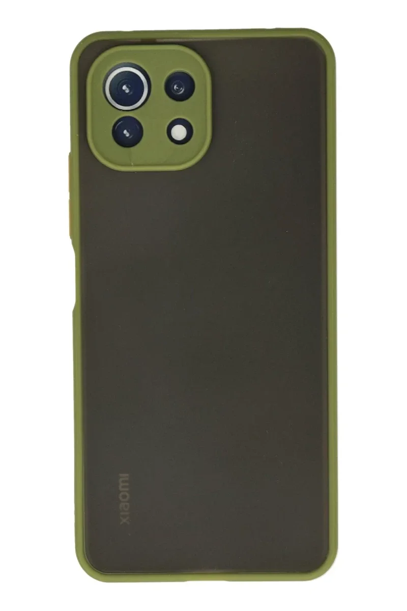 Xiaomi Mİ 11 Lite Kılıf Montreal Silikon Kapak - Açık Yeşil