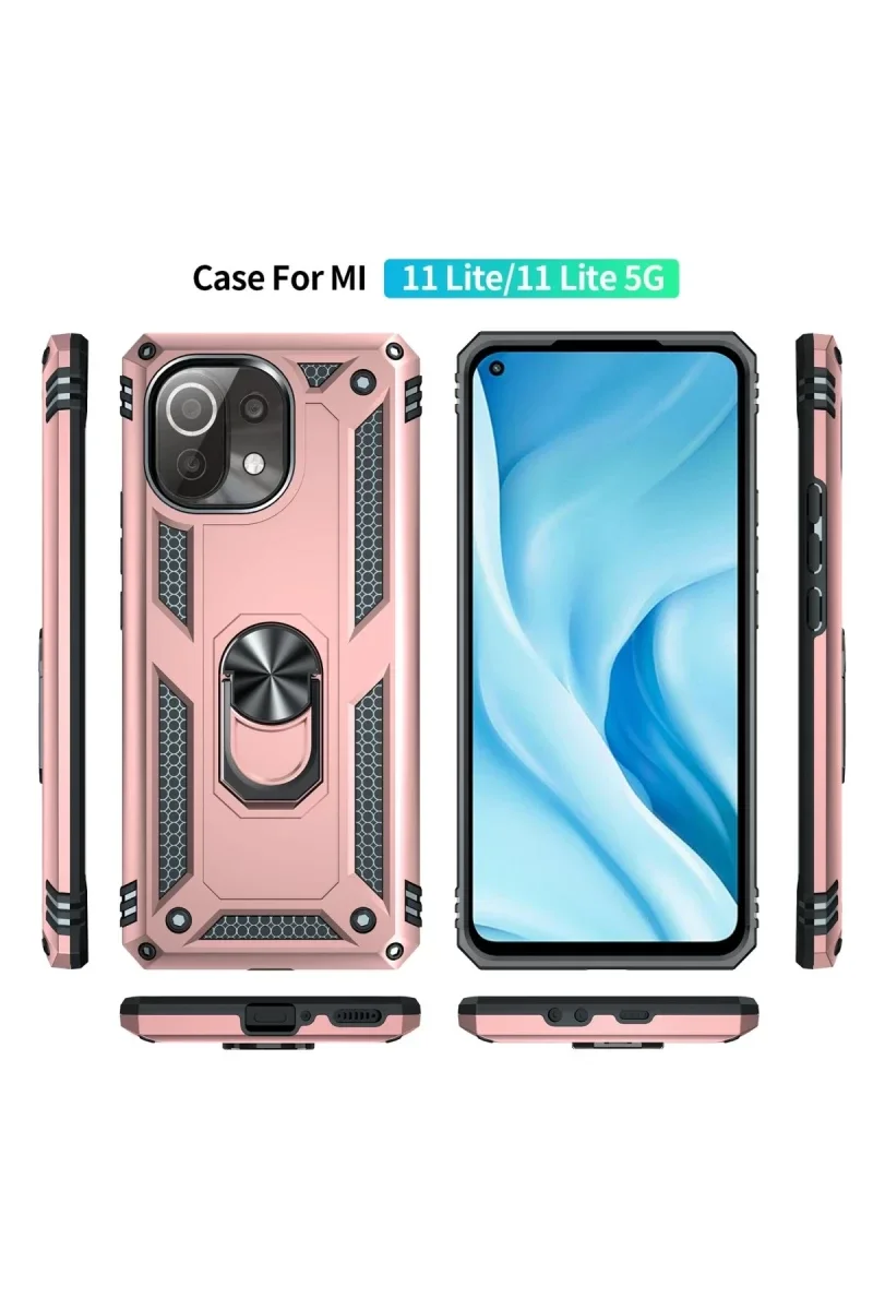Xiaomi Mİ 11 Lite Kılıf Sofya Yüzüklü Silikon Kapak - Rose Fiyatı, Yorumları ve Özellikleri