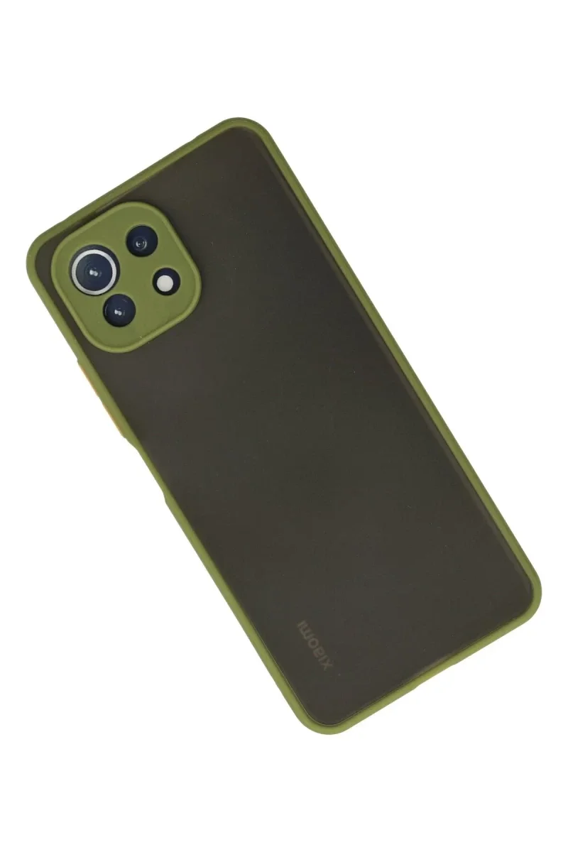 Xiaomi Mİ 11 Lite Kılıf Montreal Silikon Kapak - Açık Yeşil