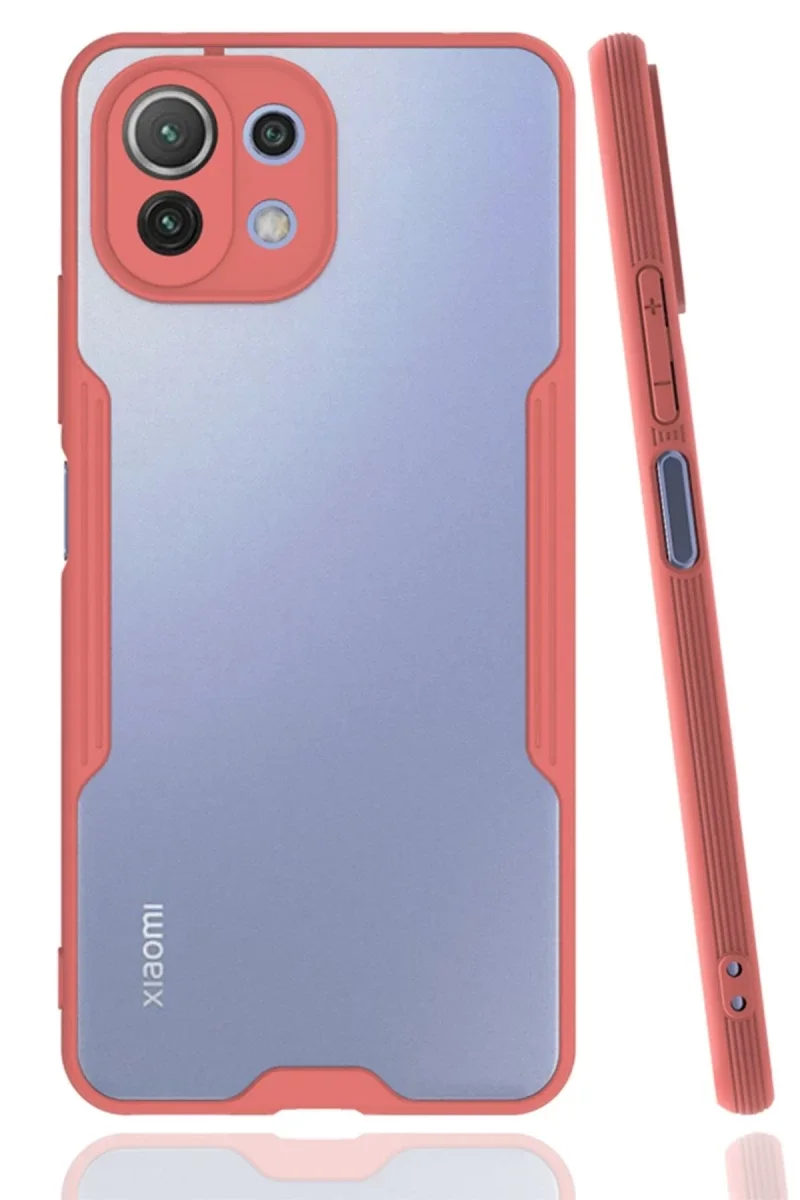 Xiaomi Mİ 11 Lite Kılıf Platin Silikon - Pembe Xiaomi Mİ 11 Lite Kılıf Platin Silikon - Pembe