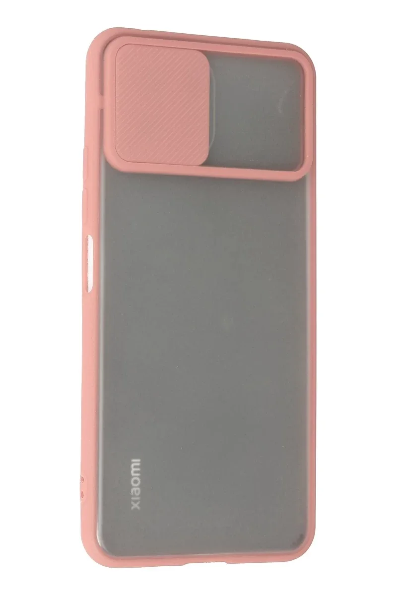 Xiaomi Mİ 11 Lite Kılıf Palm Buzlu Kamera Sürgülü Silikon - Pembe Xiaomi Mİ 11 Lite Kılıf Palm Buzlu Kamera Sürgülü Silikon - Pembe