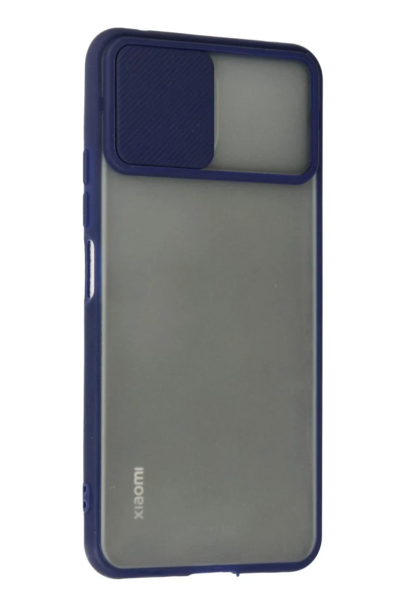 Xiaomi Mİ 11 Lite Kılıf Palm Buzlu Kamera Sürgülü Silikon - Lacivert Xiaomi Mİ 11 Lite Kılıf Palm Buzlu Kamera Sürgülü Silikon - Lacivert