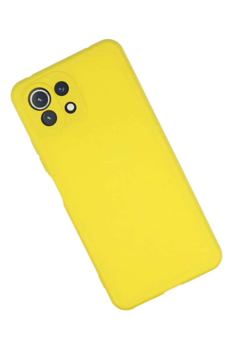 Xiaomi Mİ 11 Lite Kılıf Nano içi Kadife Silikon - Sarı Fiyatı, Yorumları ve Özellikleri