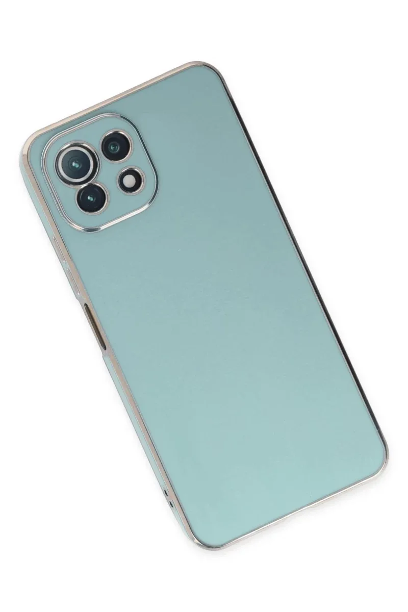 Xiaomi Mİ 11 Lite Kılıf Volet Silikon - Açık Yeşil Xiaomi Mİ 11 Lite Kılıf Volet Silikon - Açık Yeşil