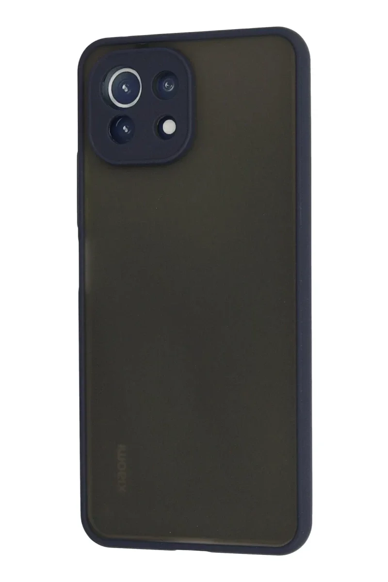 Xiaomi Mİ 11 Lite Kılıf Montreal Silikon Kapak - Lacivert