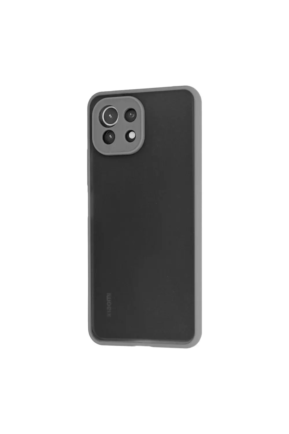 Xiaomi Mi 11 Lite Kılıf Montreal Silikon Kapak - Gri Xiaomi Mi 11 Lite Kılıf Montreal Silikon Kapak - Gri
