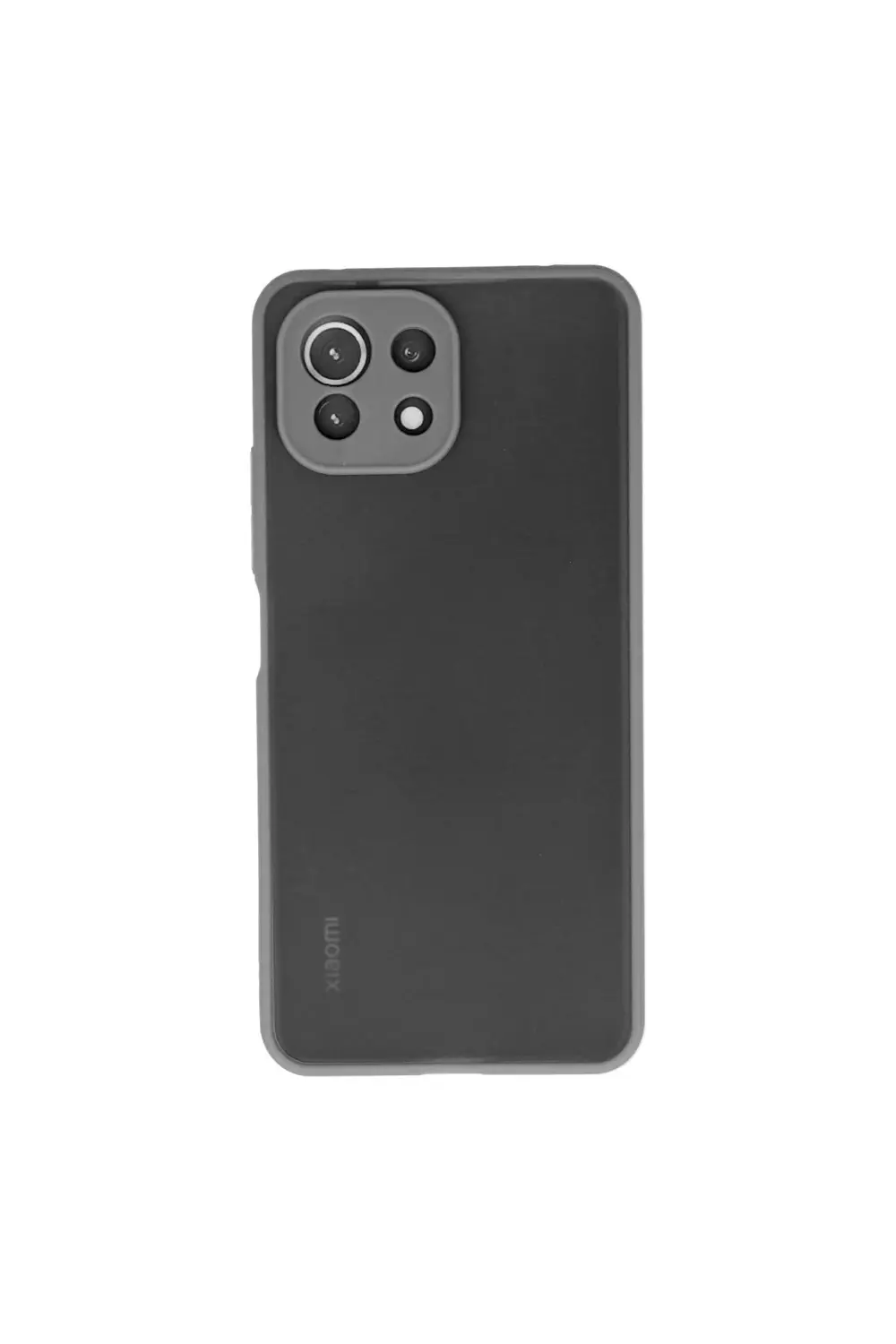 Xiaomi Mi 11 Lite Kılıf Montreal Silikon Kapak - Gri Xiaomi Mi 11 Lite Kılıf Montreal Silikon Kapak - Gri