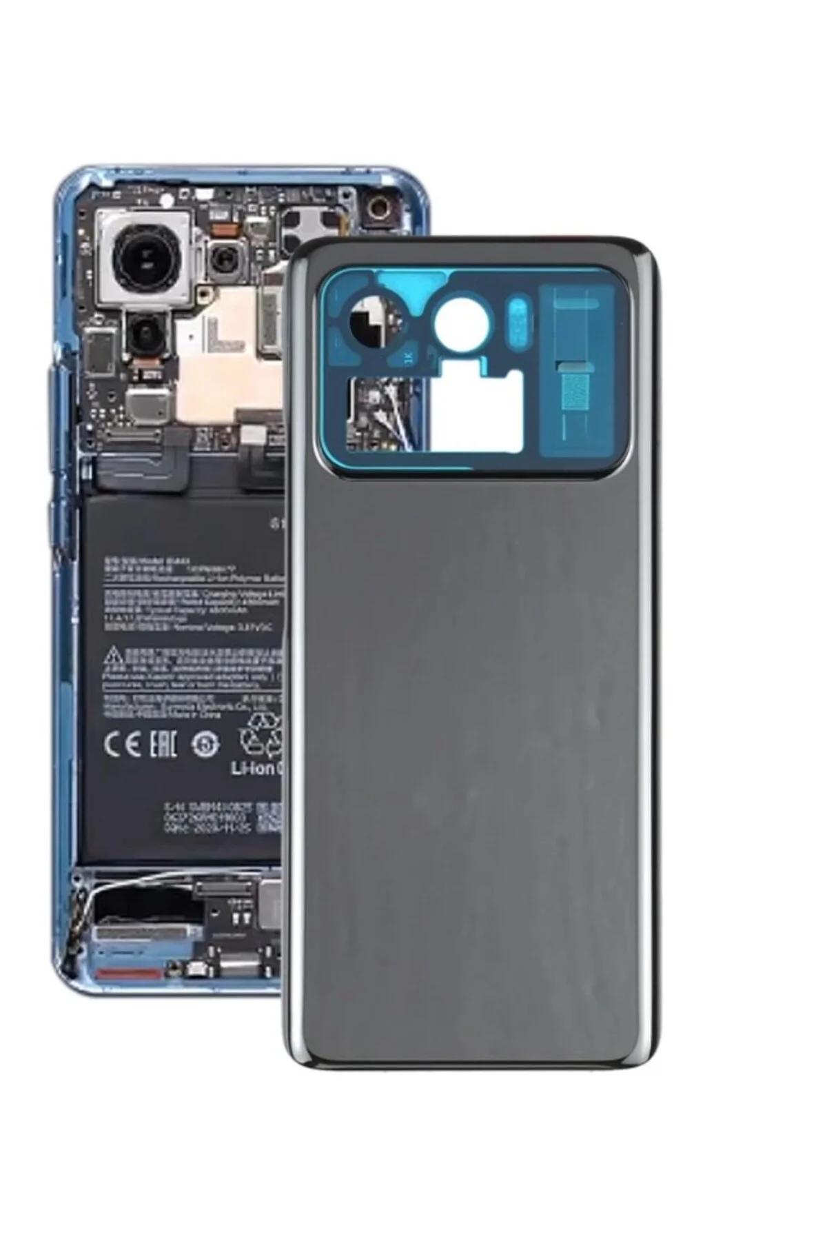Xiaomi Mi 11 Ultra Arka Kapak Siyah Xiaomi Mi 11 Ultra Arka Kapak Siyah