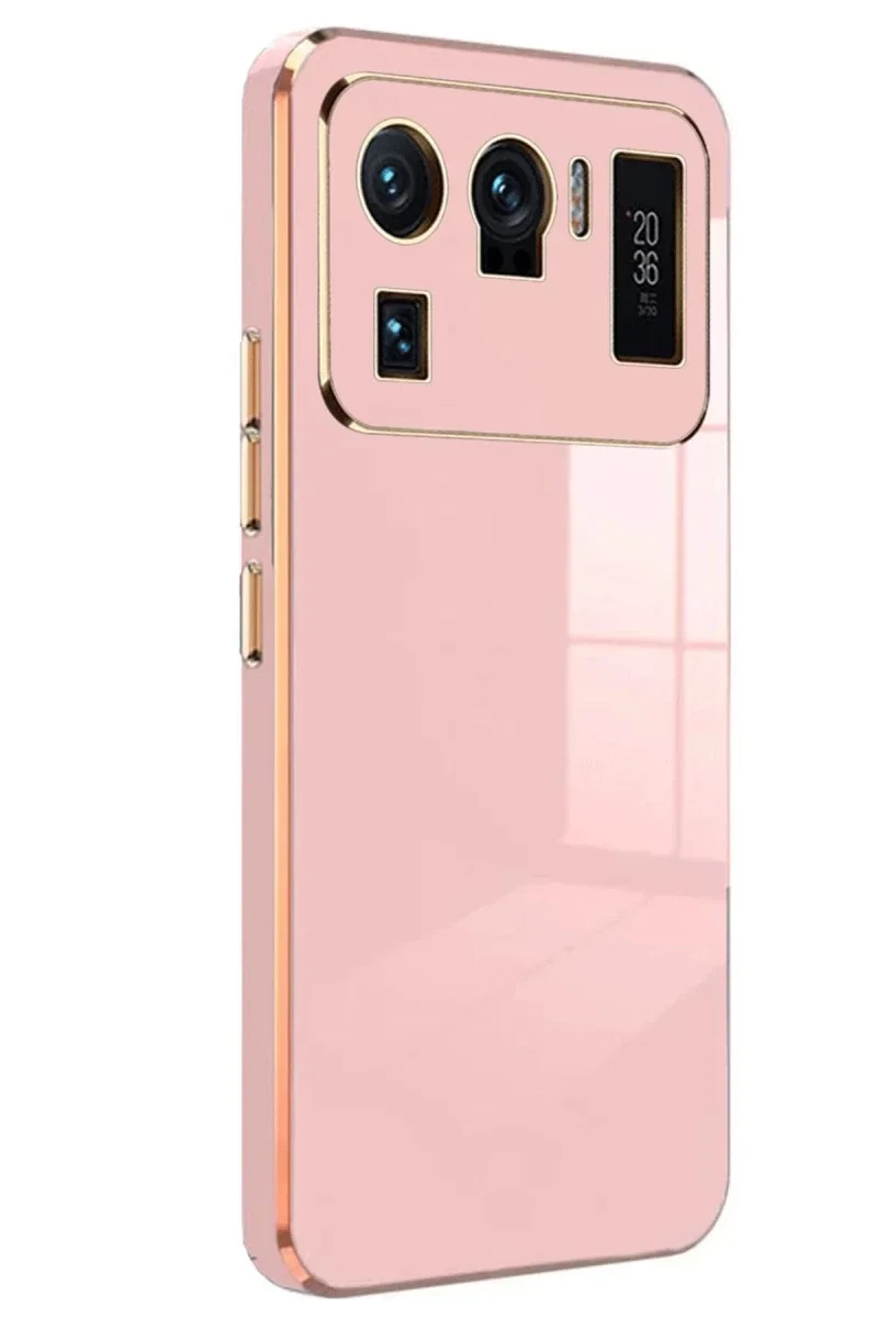 Xiaomi Mi 11 Ultra Kılıf Volet Silikon - Pembe