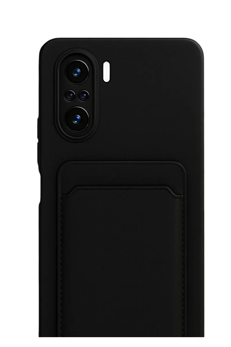 Xiaomi Mi 11i Kılıf Kelvin Kartvizitli Silikon - Siyah Xiaomi Mi 11i Kılıf Kelvin Kartvizitli Silikon - Siyah