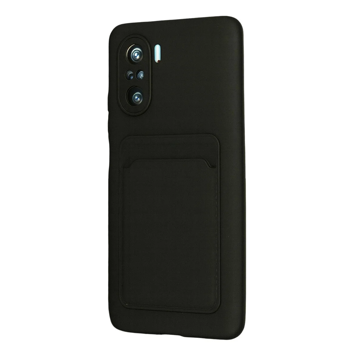 Xiaomi Mi 11i Kılıf Kelvin Kartvizitli Silikon - Siyah