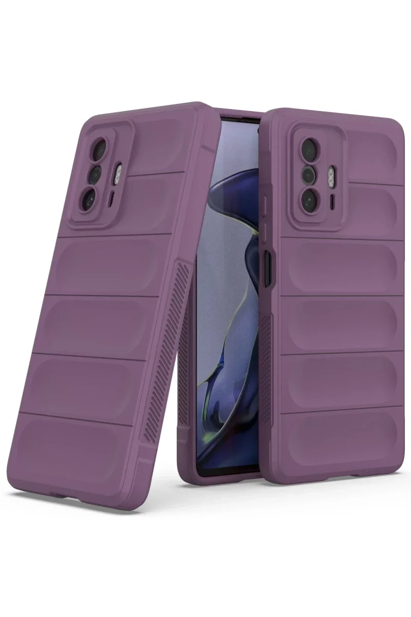Xiaomi Mi 11T Kılıf Optimum Silikon - Mor Xiaomi Mi 11T Kılıf Optimum Silikon - Mor