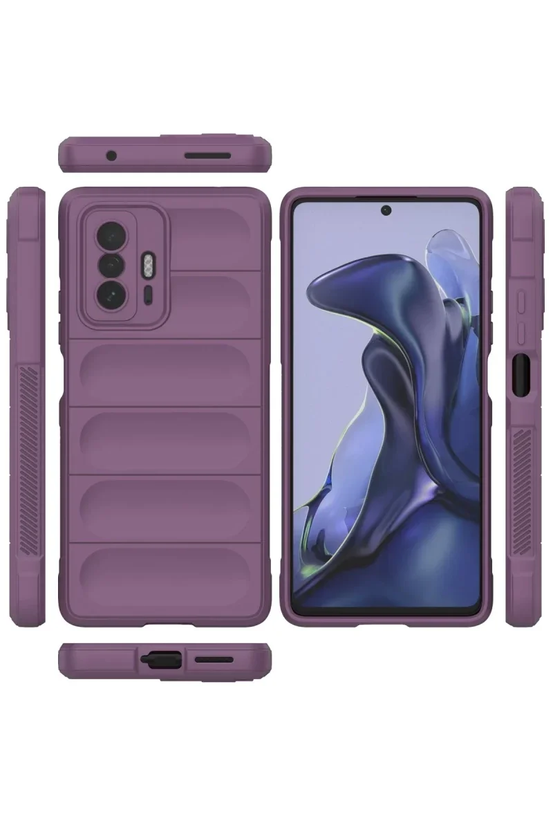 Xiaomi Mi 11T Kılıf Optimum Silikon - Mor Xiaomi Mi 11T Kılıf Optimum Silikon - Mor