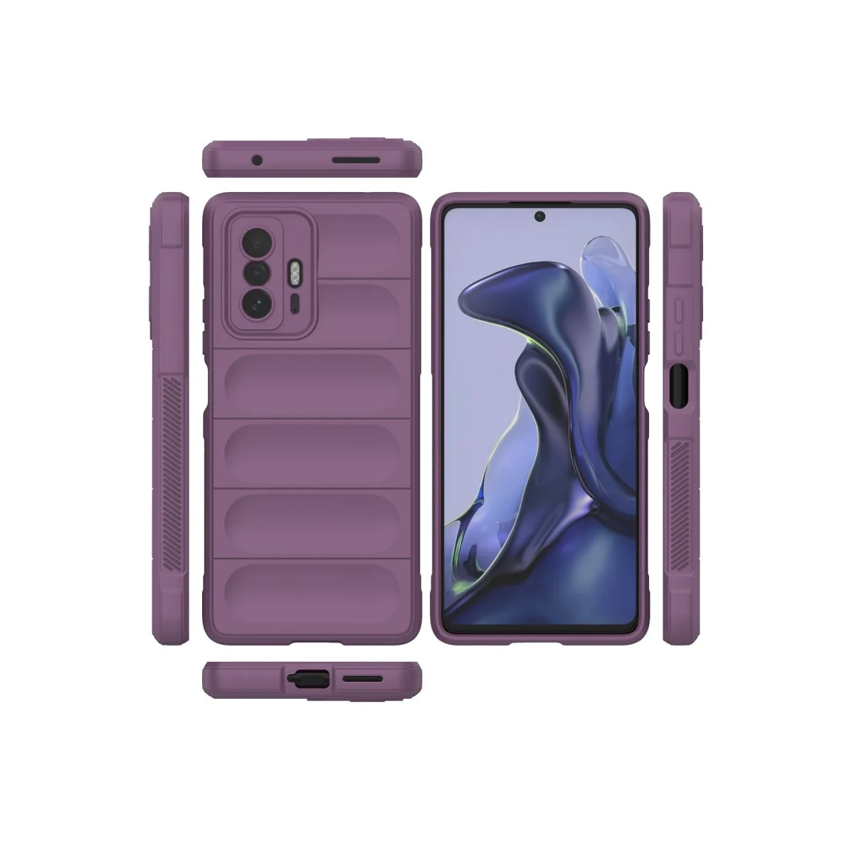 Xiaomi Mi 11t Kılıf Optimum Silikon - Mor Xiaomi Mi 11t Kılıf Optimum Silikon - Mor