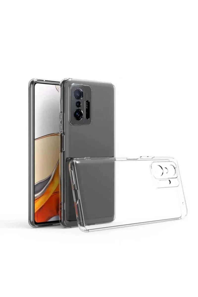 Xiaomi Mi 11T Pro Kılıf Lüx Şeffaf Silikon