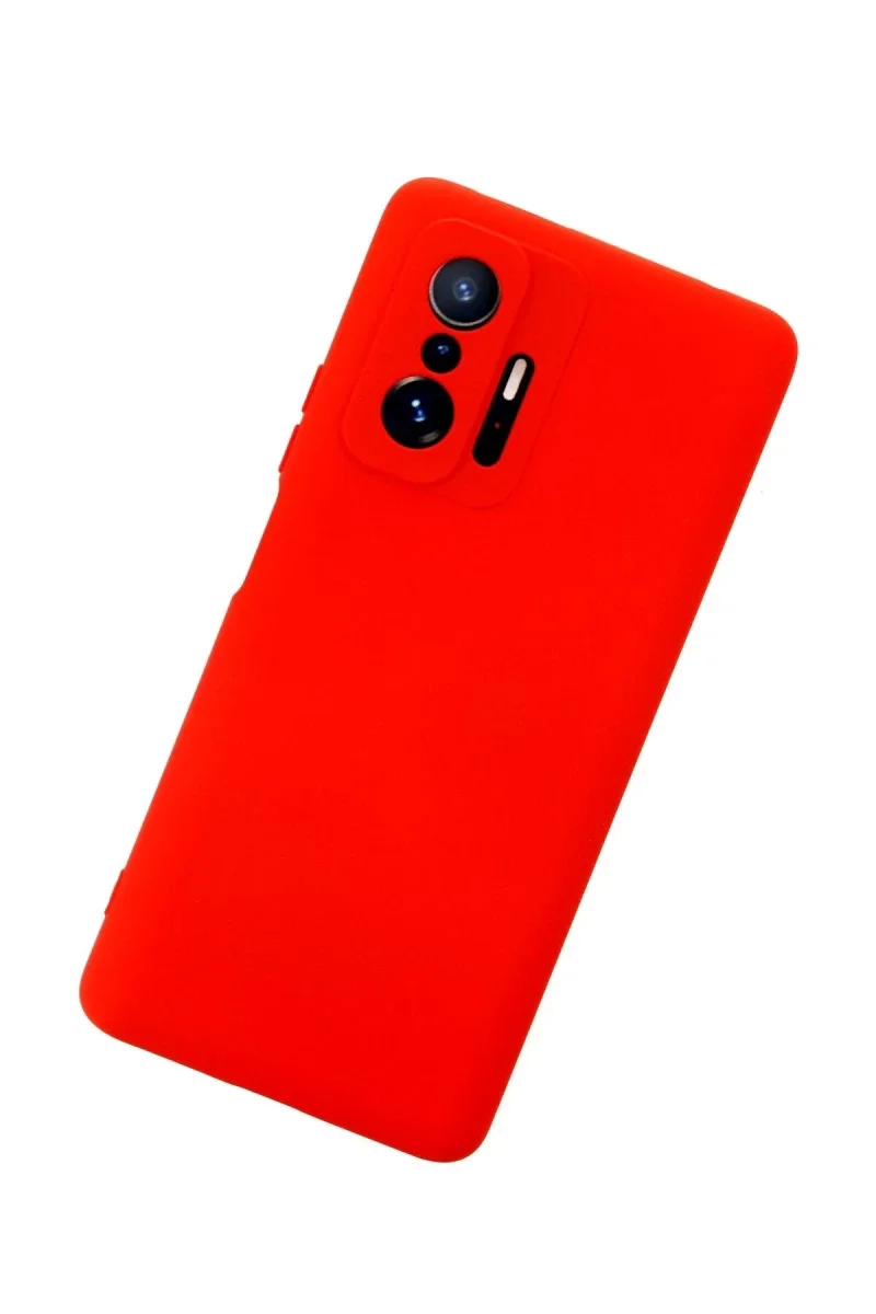 Xiaomi Mi 11T Pro Kılıf Nano içi Kadife Silikon - Kırmızı Xiaomi Mi 11T Pro Kılıf Nano içi Kadife Silikon - Kırmızı
