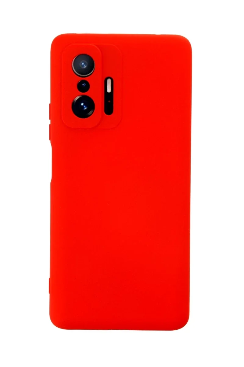 Xiaomi Mi 11T Pro Kılıf Nano içi Kadife Silikon - Kırmızı Xiaomi Mi 11T Pro Kılıf Nano içi Kadife Silikon - Kırmızı