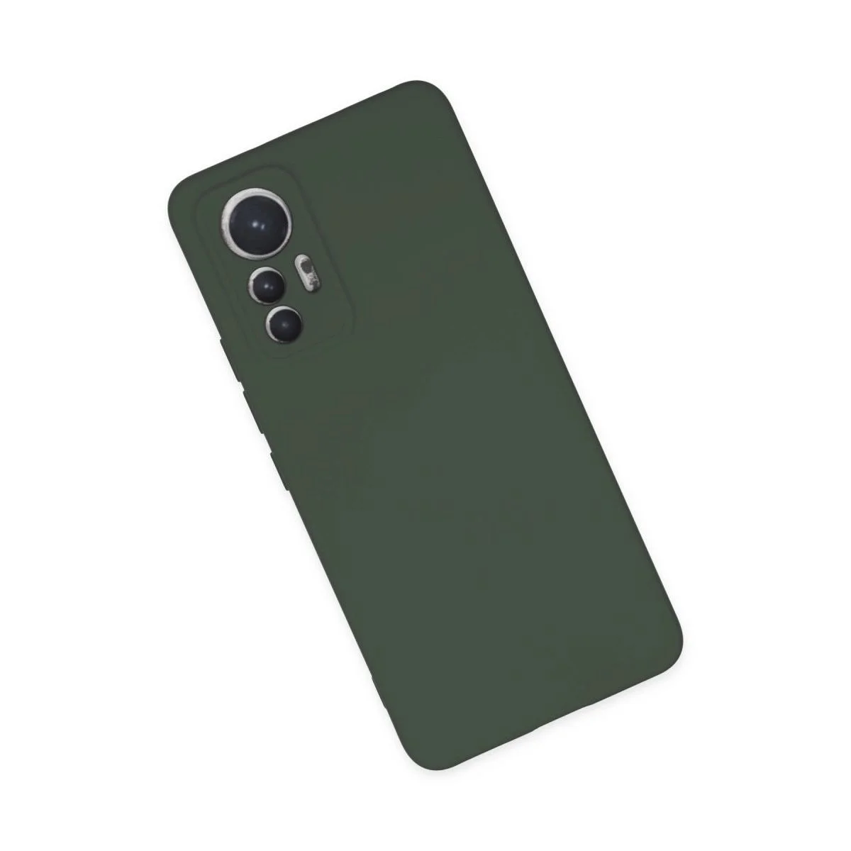 Xiaomi Mi 12 Lite ile Uyumlu Nano İçi Kadife Silikon Kılıf - Koyu Yeşil Fiyatı, Yorumları ve Özellikleri