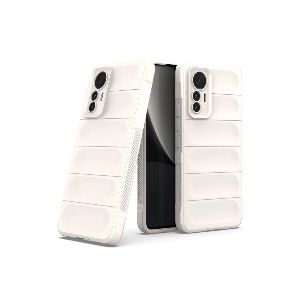 Xiaomi Mi 12 Lite Kılıf Optimum Silikon - Krem Xiaomi Mi 12 Lite Kılıf Optimum Silikon - Krem