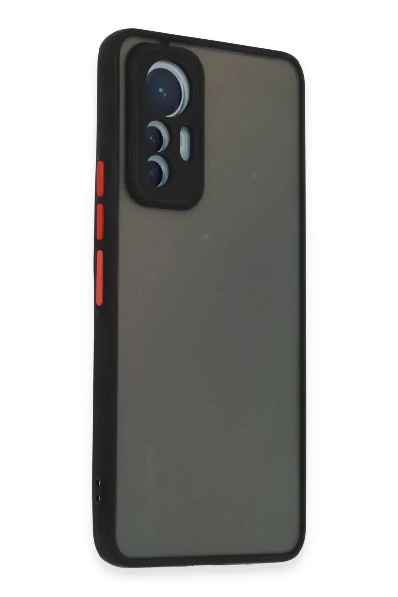 Xiaomi Mi 12 Lite Kılıf Montreal Silikon Kapak - Siyah Xiaomi Mi 12 Lite Kılıf Montreal Silikon Kapak - Siyah