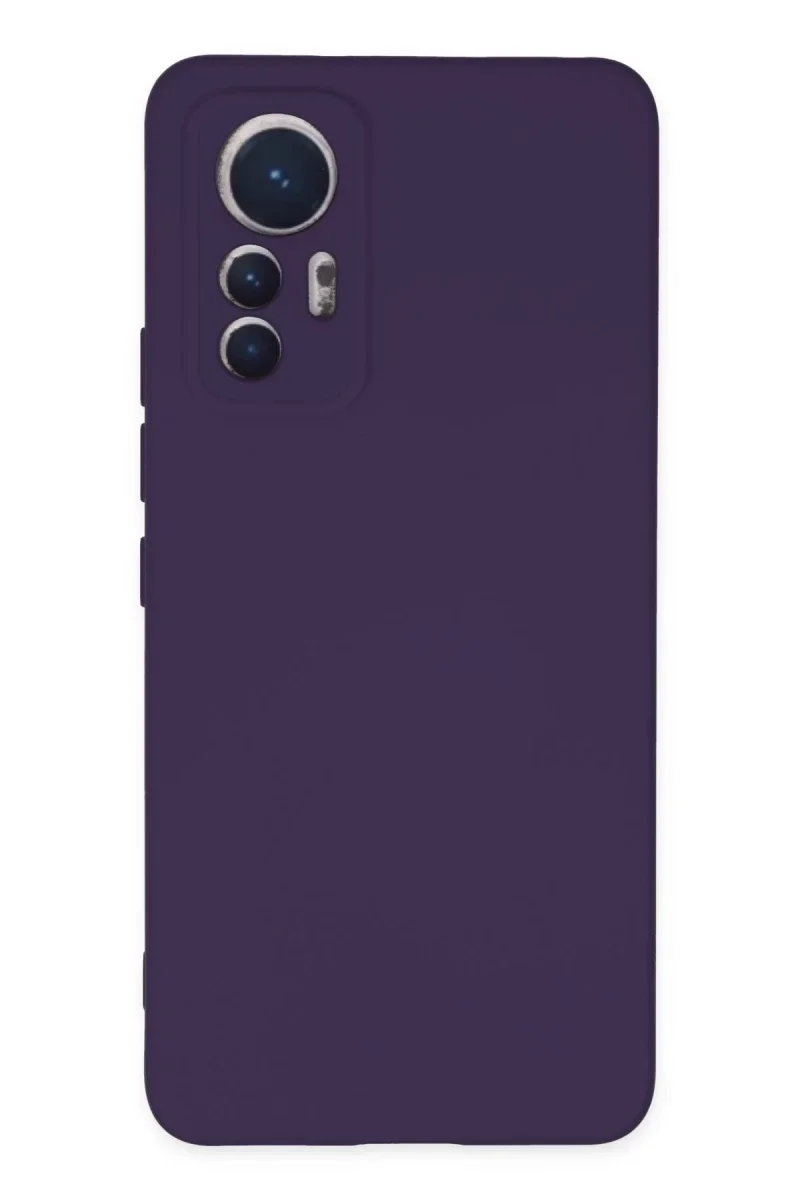 Xiaomi Mi 12 Lite Kılıf Nano içi Kadife Silikon - Mor