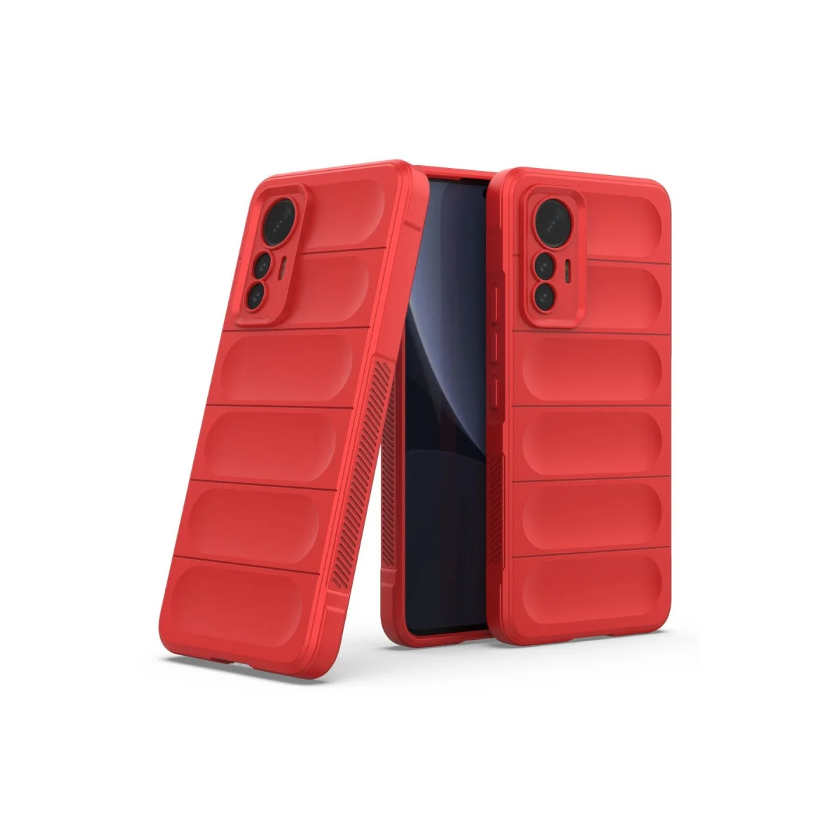 Xiaomi Mi 12 Lite Kılıf Optimum Silikon - Kırmızı Xiaomi Mi 12 Lite Kılıf Optimum Silikon - Kırmızı