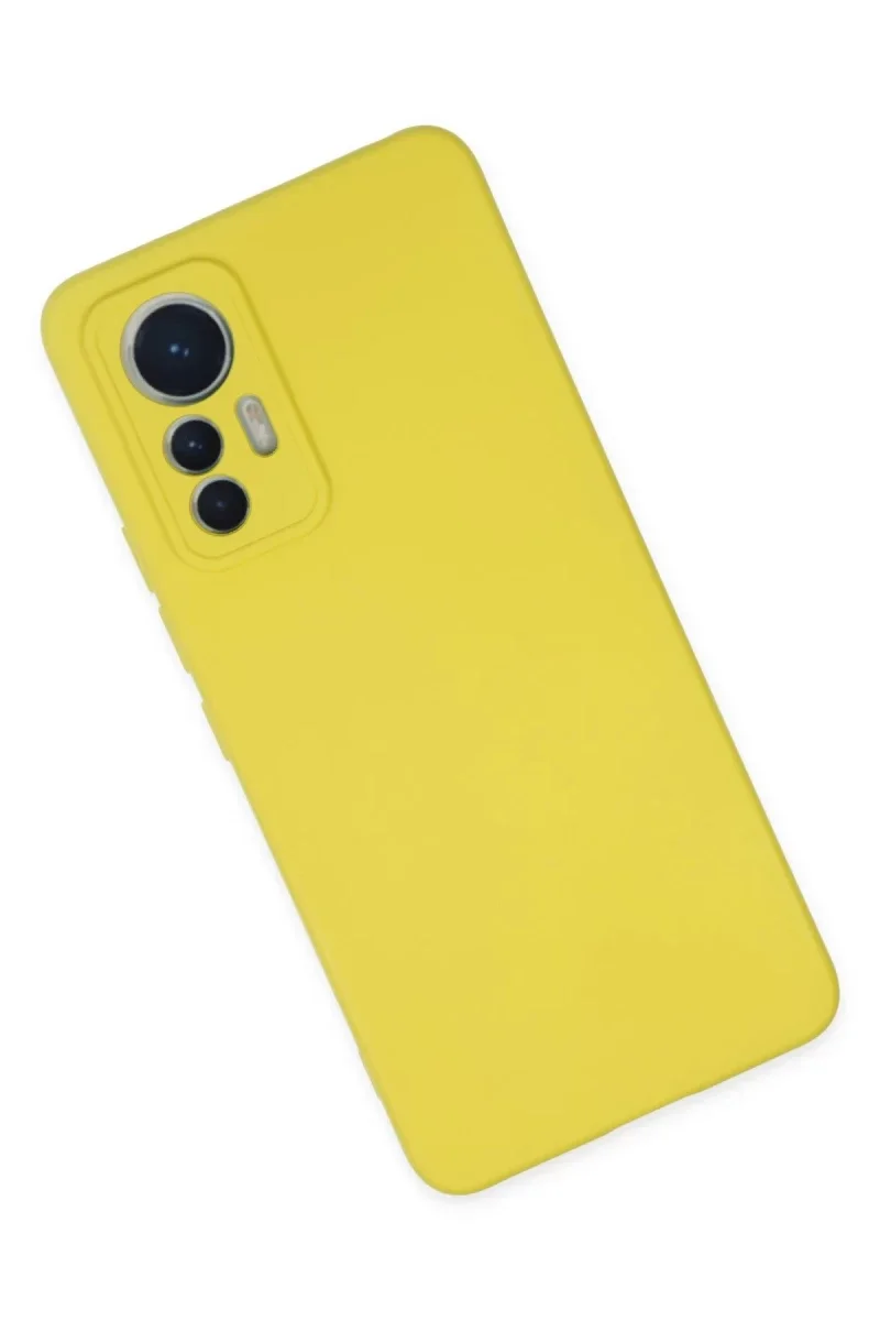 Xiaomi Mi 12 Lite Kılıf Nano içi Kadife Silikon - Sarı Fiyatı, Yorumları ve Özellikleri