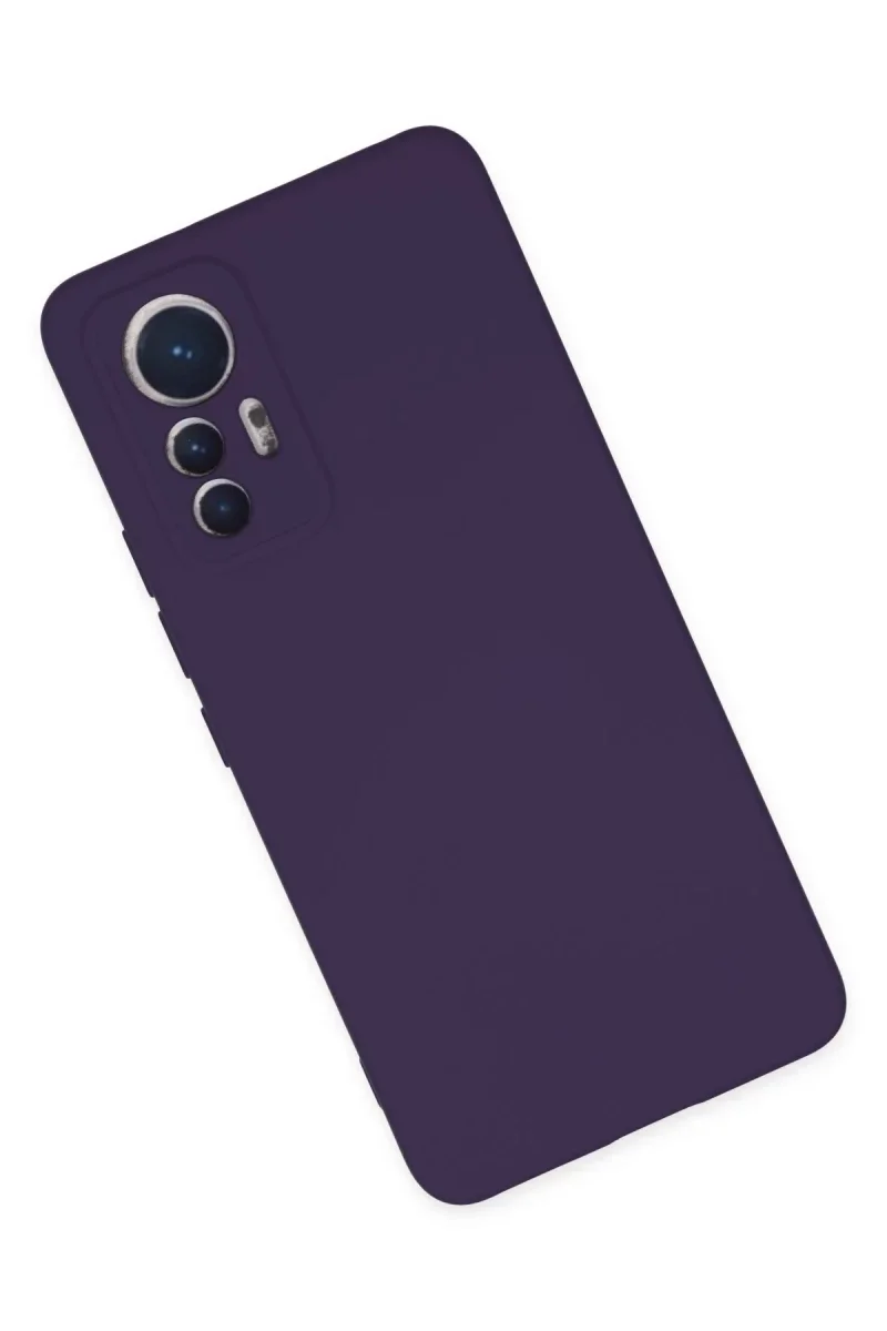 Xiaomi Mi 12 Lite Kılıf Nano içi Kadife Silikon - Mor