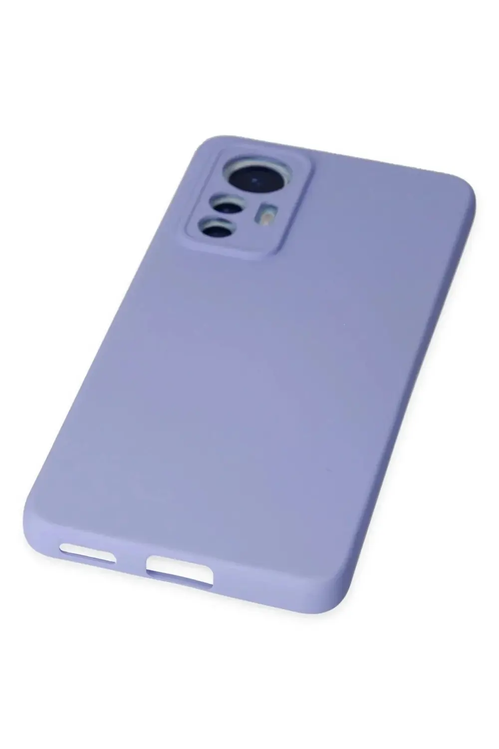 Xiaomi Mi 12 Lite Kılıf Nano içi Kadife Silikon - Lila-(5796)