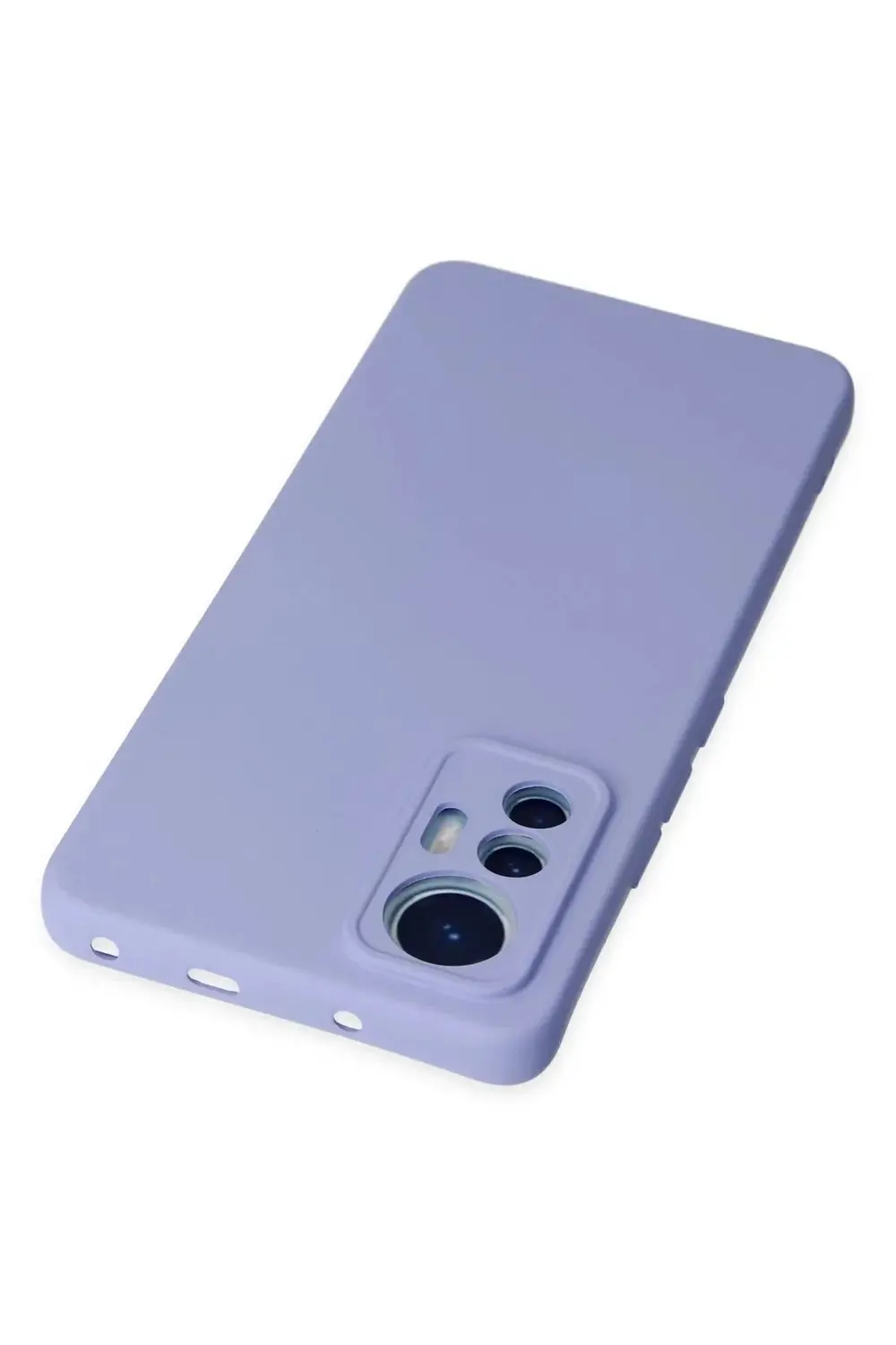 Xiaomi Mi 12 Lite Kılıf Nano içi Kadife Silikon - Lila-(5796)