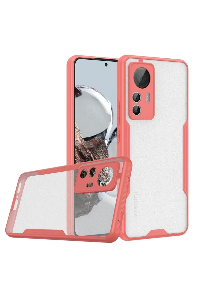 Xiaomi Mi 12T Kılıf Platin Silikon - Pembe