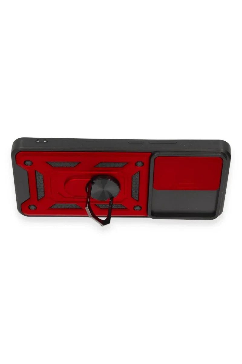 Xiaomi Mi 12T Pro Kılıf Pars Lens Yüzüklü Silikon - Kırmızı Xiaomi Mi 12T Pro Kılıf Pars Lens Yüzüklü Silikon - Kırmızı