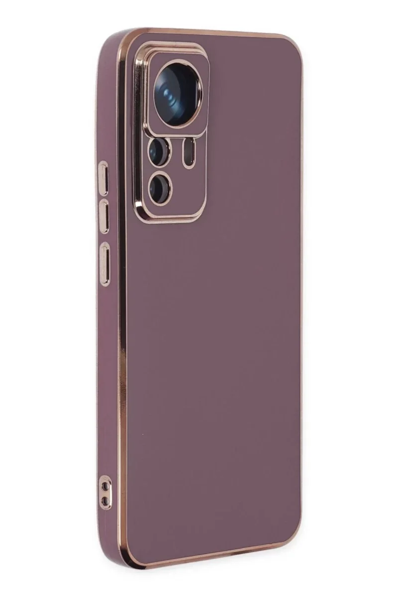 Xiaomi Mi 12T Pro Kılıf Volet Silikon - Mor