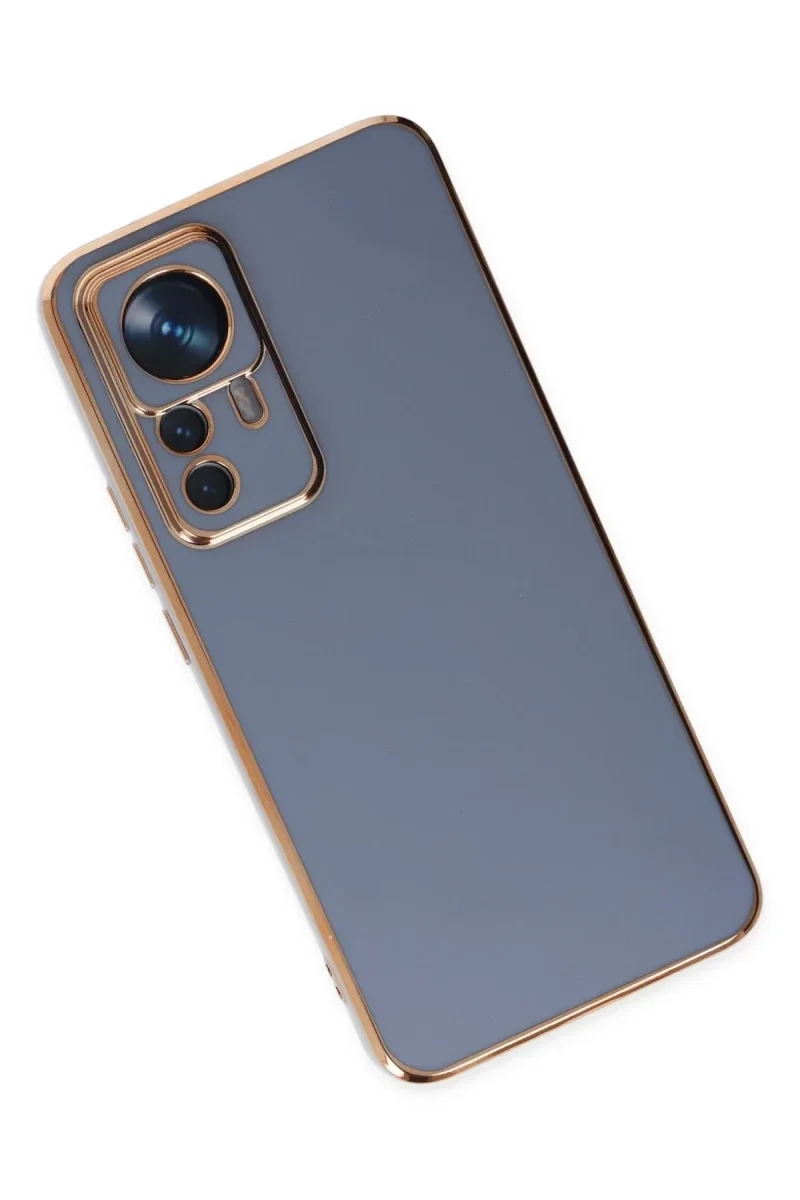 Xiaomi Mi 12T Pro Kılıf Volet Silikon - Mavi