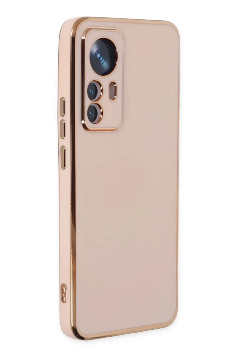 Xiaomi Mi 12T Pro Kılıf Volet Silikon - Pembe