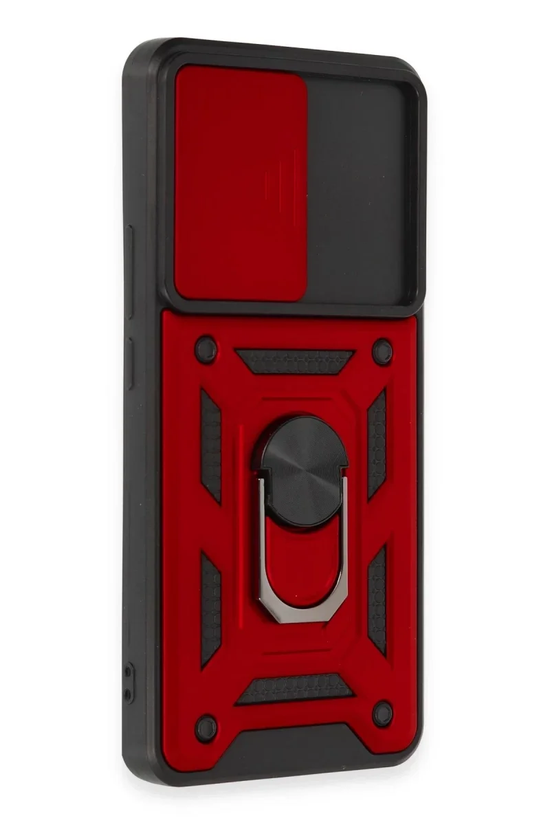 Xiaomi Mi 12T Pro Kılıf Pars Lens Yüzüklü Silikon - Kırmızı Xiaomi Mi 12T Pro Kılıf Pars Lens Yüzüklü Silikon - Kırmızı