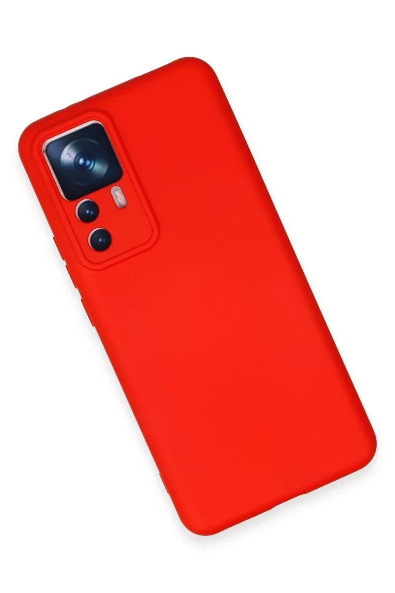 Xiaomi Mi 12T Pro Kılıf Nano içi Kadife Silikon - Kırmızı Xiaomi Mi 12T Pro Kılıf Nano içi Kadife Silikon - Kırmızı