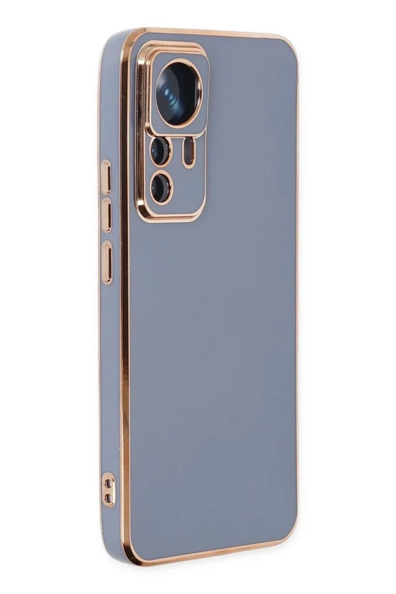 Xiaomi Mi 12T Pro Kılıf Volet Silikon - Mavi