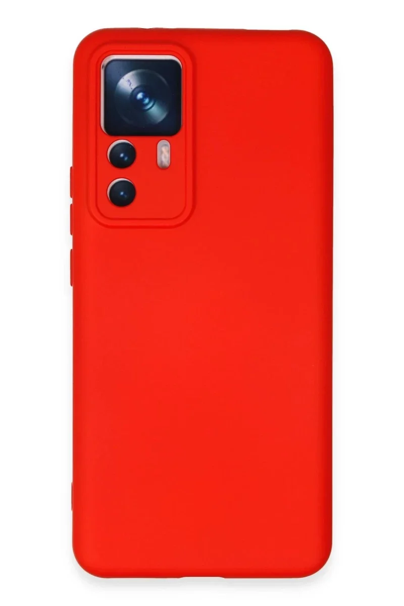 Xiaomi Mi 12T Pro Kılıf Nano içi Kadife Silikon - Kırmızı Xiaomi Mi 12T Pro Kılıf Nano içi Kadife Silikon - Kırmızı