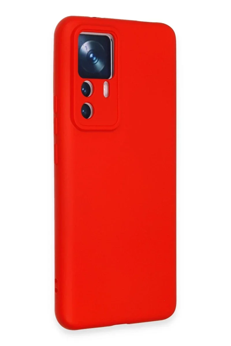 Xiaomi Mi 12T Pro Kılıf Nano içi Kadife Silikon - Kırmızı Xiaomi Mi 12T Pro Kılıf Nano içi Kadife Silikon - Kırmızı